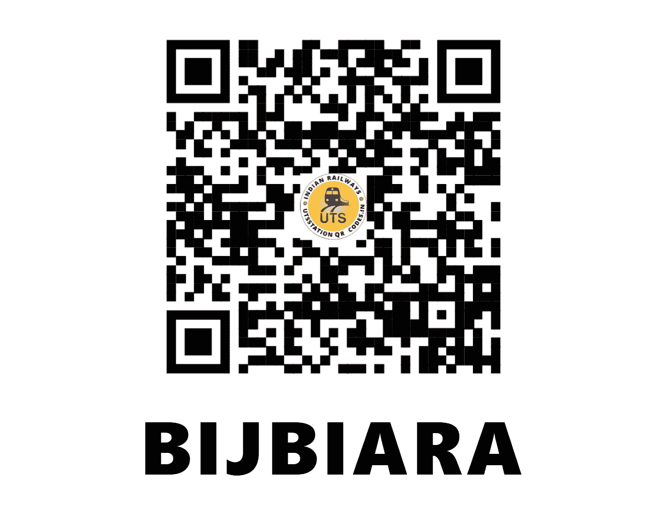UTS QR Code for BIJBIARA - BJBA (NR - JAMMU AND KASHMIR)